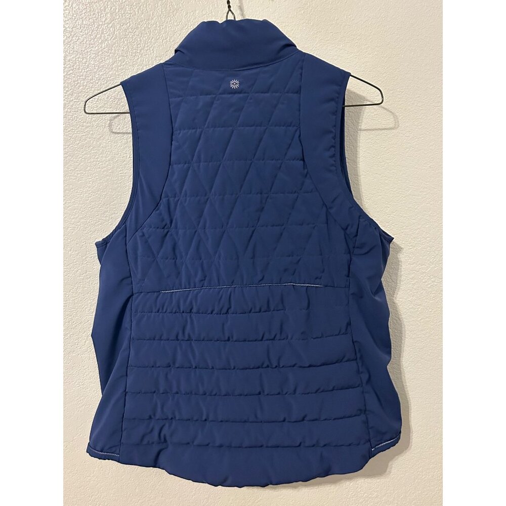 Tangerine Women's Blue Puffer Vest XL Lightweight Quilted Design Very Soft Warm - Picture 2 of 6
